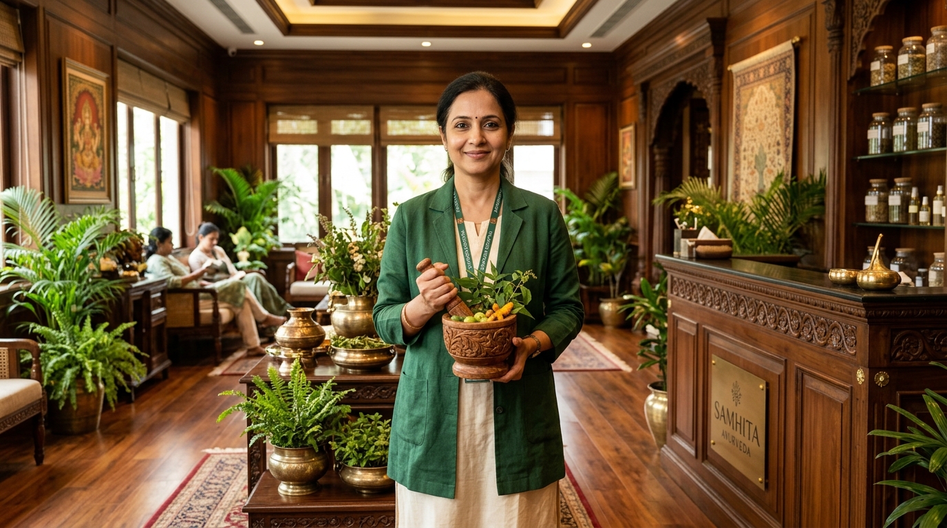 Nirmalam Siddha Ayurveda Healthcare Environment and Herbs